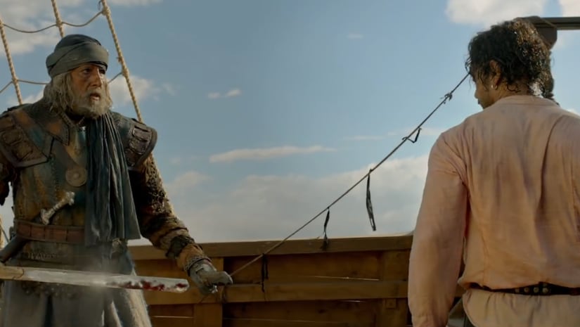 Still from Thugs of Hindostan trailer. YouTube screengrab